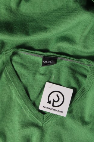 Ανδρικό πουλόβερ Olymp, Μέγεθος L, Χρώμα Πράσινο, Τιμή 31,83 €