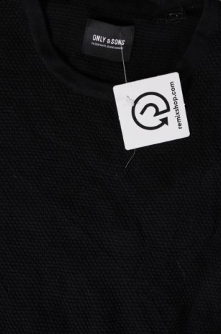 Pánsky sveter  Only & Sons, Veľkosť L, Farba Čierna, Cena  8,38 €