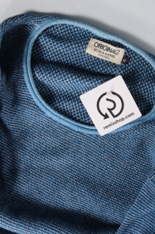 Ανδρικό πουλόβερ Originals By Jack & Jones, Μέγεθος XL, Χρώμα Μπλέ, Τιμή 17,94 €