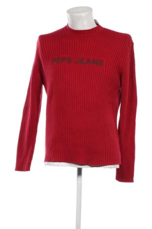 Ανδρικό πουλόβερ Pepe Jeans, Μέγεθος M, Χρώμα Κόκκινο, Τιμή 30,30 €