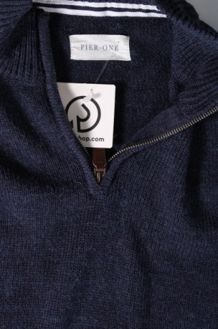 Pánsky sveter  Pier One, Veľkosť L, Farba Modrá, Cena  8,22 €