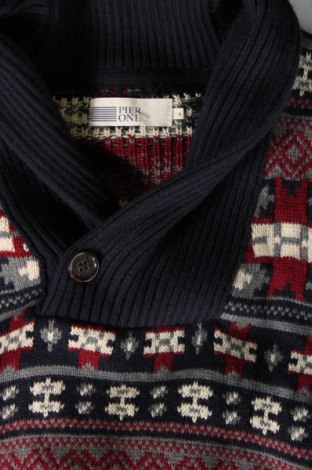 Мъжки пуловер Pier One, Размер S, Цвят Многоцветен, Цена 10,44 лв.