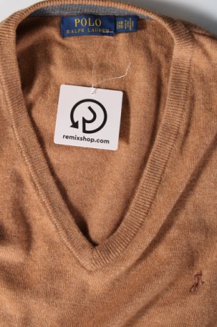 Męski sweter Polo By Ralph Lauren, Rozmiar XXL, Kolor Beżowy, Cena 374,23 zł