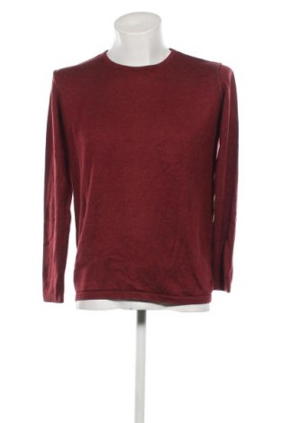Мъжки пуловер Pull&Bear, Размер L, Цвят Червен, Цена 17,40 лв.
