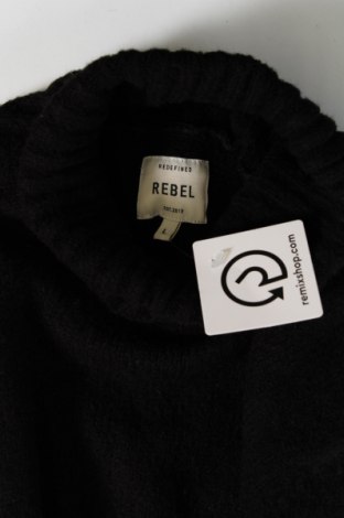 Ανδρικό πουλόβερ Rebel, Μέγεθος L, Χρώμα Μαύρο, Τιμή 8,06 €