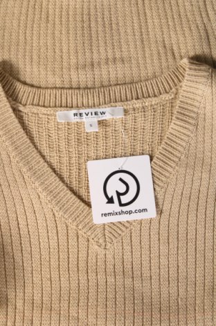 Ανδρικό πουλόβερ Review, Μέγεθος S, Χρώμα  Μπέζ, Τιμή 8,54 €