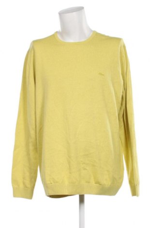 Ανδρικό πουλόβερ S.Oliver, Μέγεθος 3XL, Χρώμα Κίτρινο, Τιμή 21,15 €