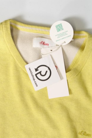 Мъжки пуловер S.Oliver, Размер M, Цвят Жълт, Цена 36,00 лв.