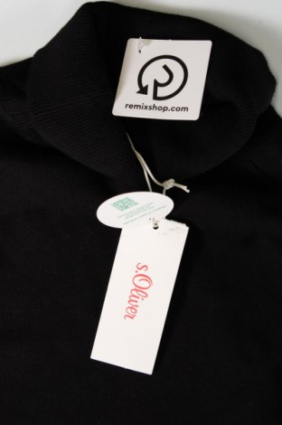 Мъжки пуловер S.Oliver, Размер L, Цвят Черен, Цена 15,84 лв.