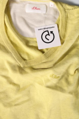 Мъжки пуловер S.Oliver, Размер S, Цвят Жълт, Цена 6,67 лв.
