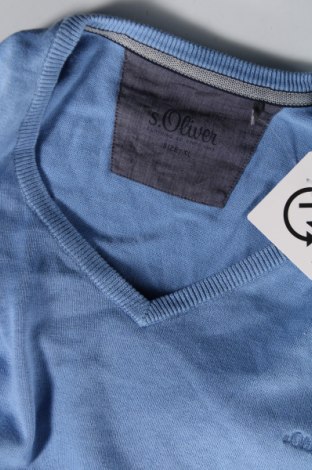 Ανδρικό πουλόβερ S.Oliver, Μέγεθος XL, Χρώμα Μπλέ, Τιμή 6,10 €