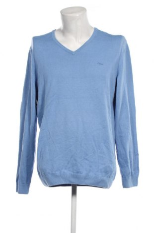 Ανδρικό πουλόβερ S.Oliver, Μέγεθος XL, Χρώμα Μπλέ, Τιμή 6,10 €