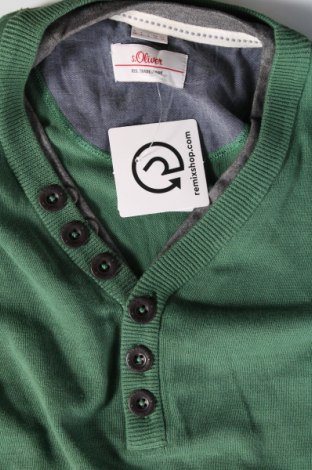 Ανδρικό πουλόβερ S.Oliver, Μέγεθος M, Χρώμα Πράσινο, Τιμή 17,94 €