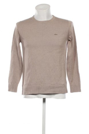 Мъжки пуловер S.Oliver, Размер M, Цвят Бежов, Цена 17,40 лв.
