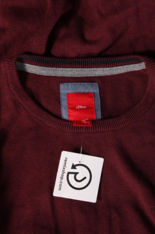 Мъжки пуловер S.Oliver, Размер M, Цвят Червен, Цена 16,53 лв.