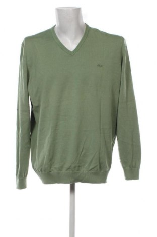 Мъжки пуловер S.Oliver, Размер XXL, Цвят Зелен, Цена 20,40 лв.