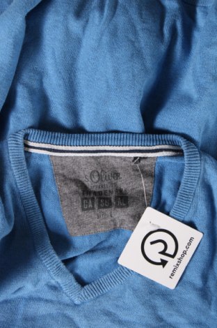 Мъжки пуловер S.Oliver, Размер L, Цвят Син, Цена 19,38 лв.
