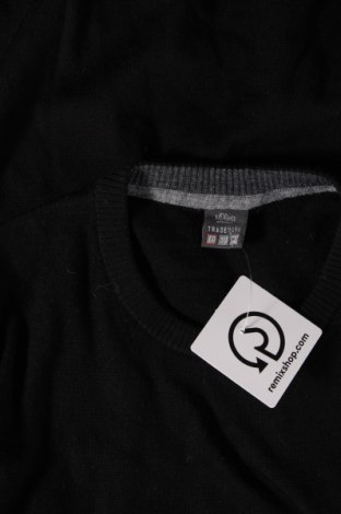 Мъжки пуловер S.Oliver, Размер S, Цвят Черен, Цена 11,90 лв.