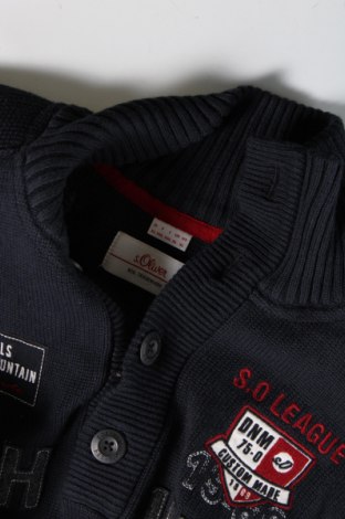 Ανδρικό πουλόβερ S.Oliver, Μέγεθος XL, Χρώμα Μπλέ, Τιμή 12,62 €