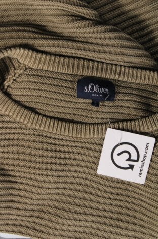 Мъжки пуловер S.Oliver, Размер L, Цвят Зелен, Цена 18,36 лв.