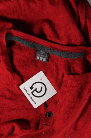 Ανδρικό πουλόβερ S.Oliver, Μέγεθος XL, Χρώμα Κόκκινο, Τιμή 11,36 €