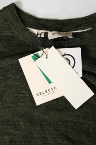 Męski sweter Selected Homme, Rozmiar XL, Kolor Zielony, Cena 99,69 zł