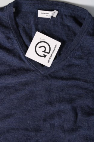 Ανδρικό πουλόβερ Selected Homme, Μέγεθος XL, Χρώμα Μπλέ, Τιμή 17,94 €