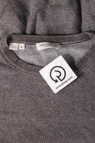 Мъжки пуловер Selected Homme, Размер M, Цвят Сив, Цена 11,60 лв.