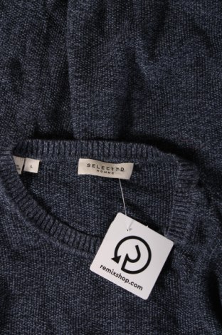 Pánsky sveter  Selected Homme, Veľkosť L, Farba Modrá, Cena  12,99 €