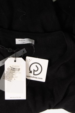Мъжки пуловер Selected Homme, Размер L, Цвят Черен, Цена 62,37 лв.