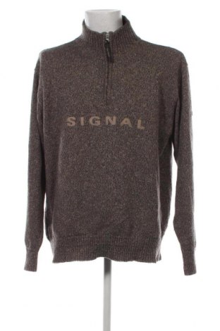 Мъжки пуловер Signal, Размер XL, Цвят Бежов, Цена 49,60 лв.