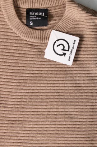 Ανδρικό πουλόβερ Sinsay, Μέγεθος S, Χρώμα Καφέ, Τιμή 8,07 €