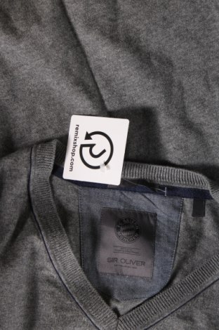Ανδρικό πουλόβερ Sir Oliver, Μέγεθος XL, Χρώμα Γκρί, Τιμή 11,36 €