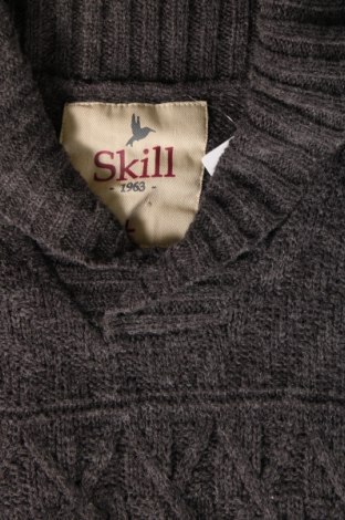Мъжки пуловер Skill, Размер L, Цвят Сив, Цена 14,50 лв.