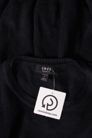 Ανδρικό πουλόβερ Smog, Μέγεθος L, Χρώμα Μπλέ, Τιμή 17,94 €