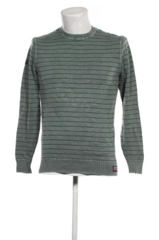 Ανδρικό πουλόβερ Superdry, Μέγεθος M, Χρώμα Πράσινο, Τιμή 20,53 €