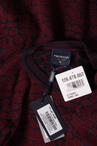 Мъжки пуловер Teodor, Размер XL, Цвят Червен, Цена 19,25 лв.