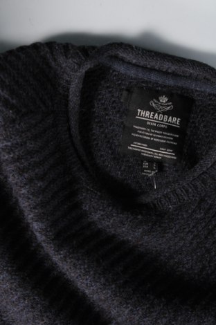 Мъжки пуловер Threadbare, Размер L, Цвят Син, Цена 29,00 лв.