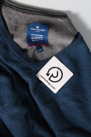 Мъжки пуловер Tom Tailor, Размер L, Цвят Син, Цена 29,00 лв.