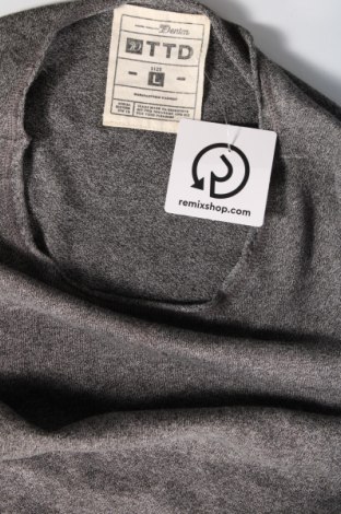 Мъжки пуловер Tom Tailor, Размер L, Цвят Сив, Цена 13,92 лв.