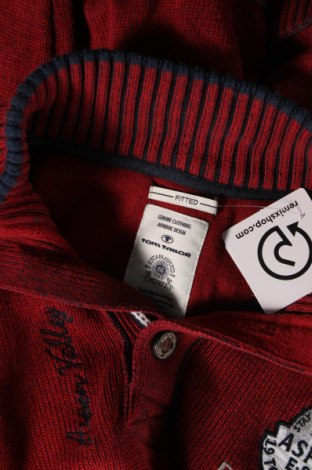 Ανδρικό πουλόβερ Tom Tailor, Μέγεθος XL, Χρώμα Κόκκινο, Τιμή 17,94 €