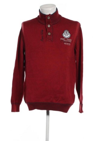 Мъжки пуловер Tom Tailor, Размер XL, Цвят Червен, Цена 17,40 лв.