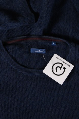 Мъжки пуловер Tom Tailor, Размер L, Цвят Син, Цена 18,36 лв.