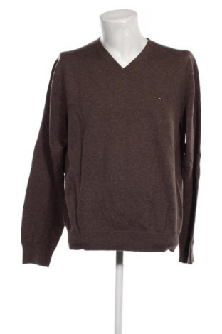 Мъжки пуловер Tommy Hilfiger, Размер XL, Цвят Кафяв, Цена 82,00 лв.