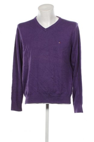 Мъжки пуловер Tommy Hilfiger, Размер L, Цвят Лилав, Цена 32,80 лв.