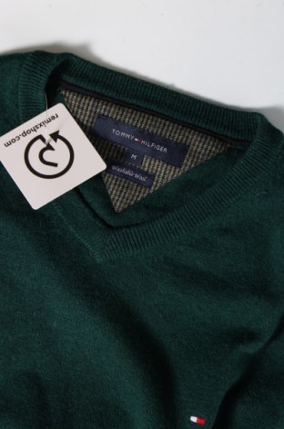 Мъжки пуловер Tommy Hilfiger, Размер M, Цвят Зелен, Цена 81,60 лв.