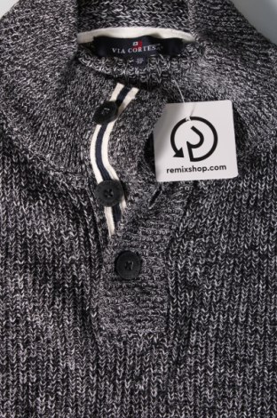 Мъжки пуловер Via Cortesa, Размер 3XL, Цвят Черен, Цена 22,91 лв.