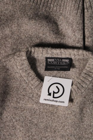 Мъжки пуловер Via Cortesa, Размер S, Цвят Кафяв, Цена 11,02 лв.