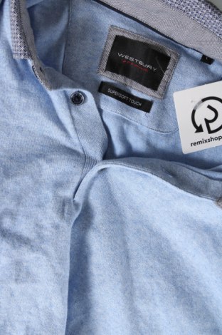 Ανδρικό πουλόβερ Westbury, Μέγεθος L, Χρώμα Μπλέ, Τιμή 9,15 €