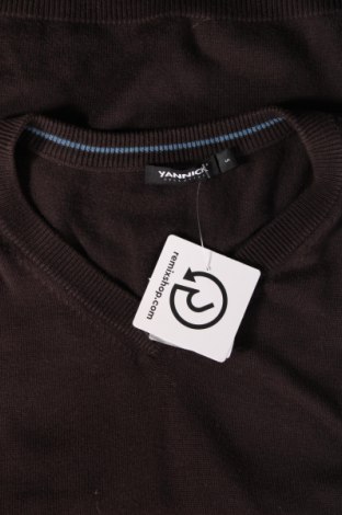 Мъжки пуловер Yannick, Размер S, Цвят Кафяв, Цена 13,05 лв.